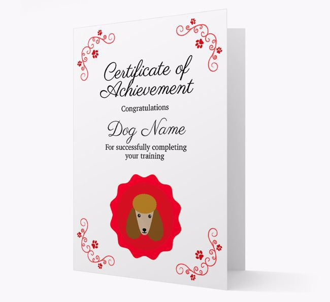 Graduation Certificate: Personalised {breedFullName} Card